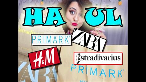 SUPER HAUL Primark Zara Stradivarius Lefties Y H M DESCUENTAZOS