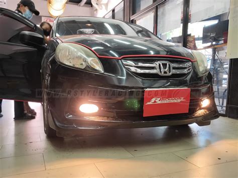 Fog Lamp Cover Black Color For HONDA BRIO AMAZE By CARRIn Rstyle Racing