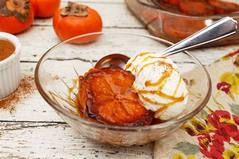 The Persimmons Release Their Own Natural Juices In This Baked Dish And