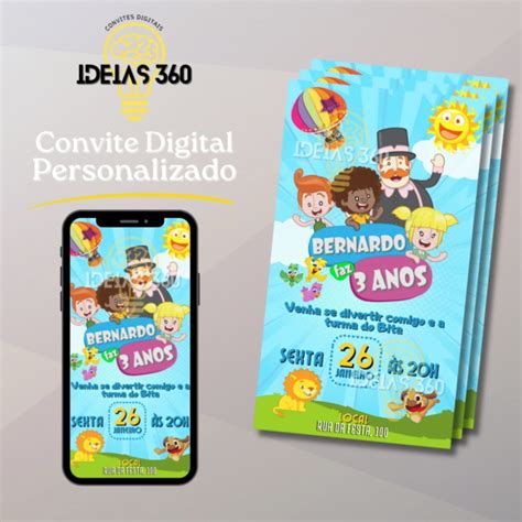 Convite Digital Personalizado Simples Elo Produtos Especiais