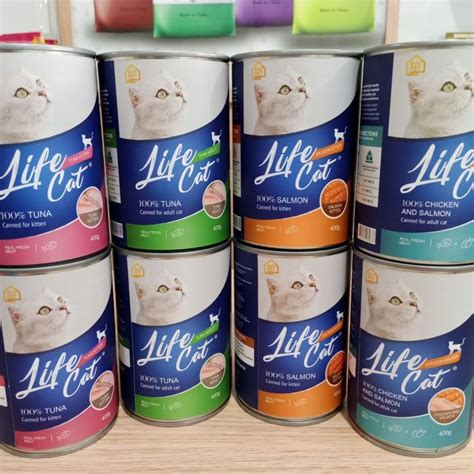 Makanan Kucing LIFE CAT Kaleng 400GR All Varian Lazada Indonesia