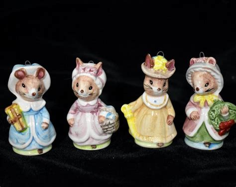 Beatrix Potter Christmas Ornaments 4 Hand Painted Etsy