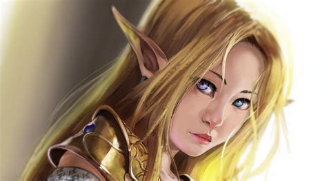 Armor Bicolored Eyes Blonde Hair Close Knighthead Long Hair Pointed Ears Princess Zelda