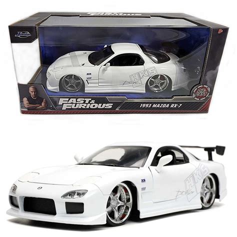 Jada Toys Fast Furious Mazda Rx Hks White Scale