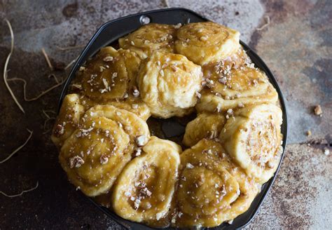 Caramel Pecan Pull apart Rolls G day Soufflé