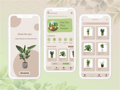 Plant App By Dahab Yasmin Thondaladinne On Dribbble