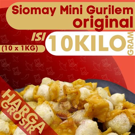 Jual GROSIRAN 10KG Cuanki GURILEM ORIGINAL Isi 10x1KG Siomay Mini