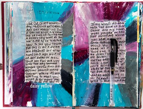 12 Ways To Get Words On Art Journal Pages