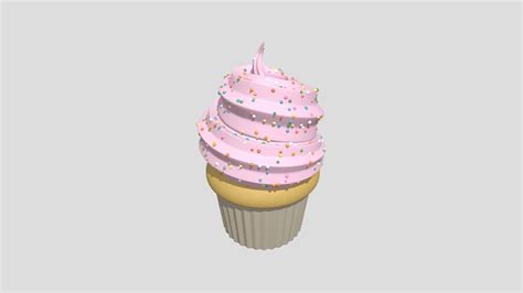 Cupcake Buy Royalty Free 3d Model By Ed Edplus [532e500] Sketchfab Store