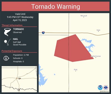 NWS Tornado on Twitter: "Tornado Warning continues for Cleveland County ...