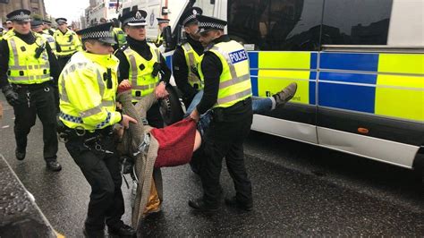 Dozens Arrested In Extinction Rebellion Climate Change Protest Bbc News