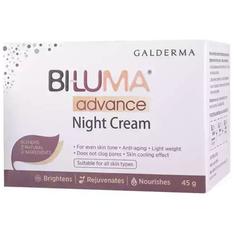 Biluma Advance Night Cream Uses Price Dosage Side Effects