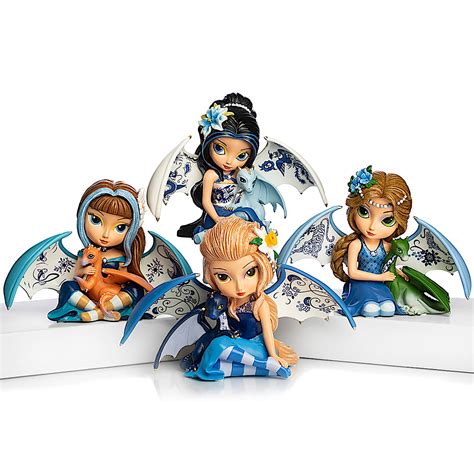 Jasmine Becket-Griffith Blue Willow Beauty Fairy Figurine Collection