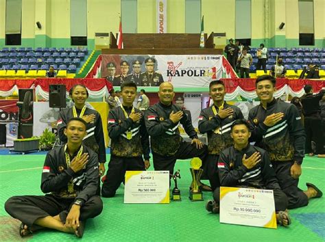 Polda Bali Juara Kejurnas Pencak Silat Kapolri Cup I Sabet