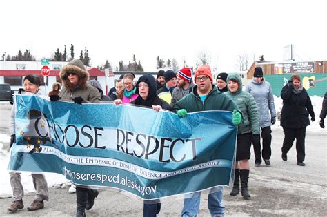 Dozens ‘choose Respect In Annual Awareness March Peninsula Clarion