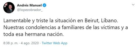 La Jornada Expresa Amlo Condolencias Del Gobierno De M Xico A L Bano