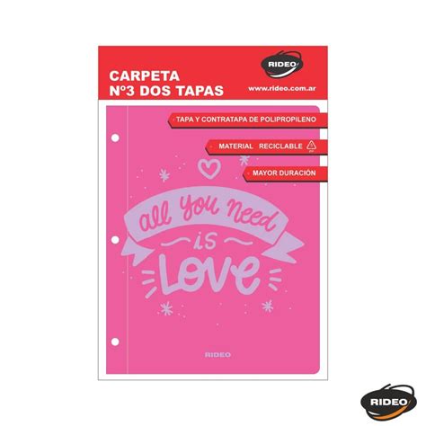 Carpeta C Cordon N Rideo Poliprop All You Need Rideo