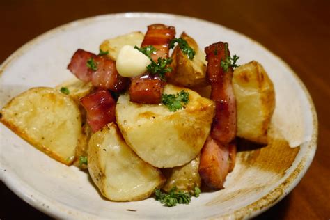 新じゃがいもとベーコンのオーブン焼き 今日も 料理を こつこつと