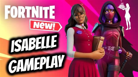 Isabelle Skin Gameplay In Fortnite Youtube