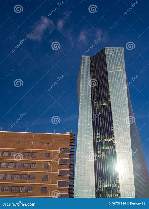 The New Building of the European Central Bank Headquarters, ECB, EZB