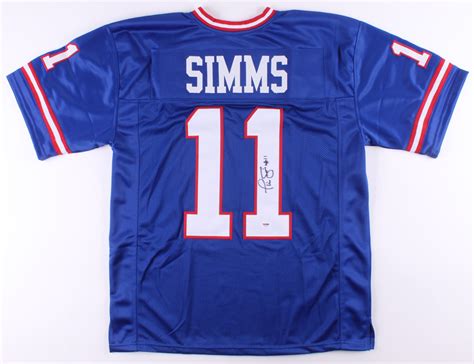 Phil Simms Autographed Jersey - JERSEYVA