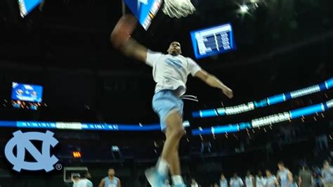 Unc Dunks At Ncaa Tournament Open Practice In Charlotte Youtube