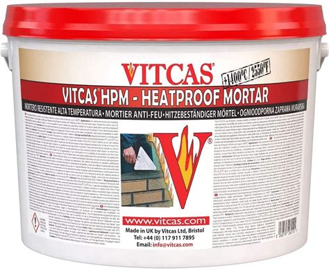 Vitcas Hpm Heatproof Mortar Air Setting Cement Ready Mixed Heat