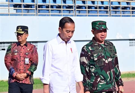 Panglima Tni Jenderal Tni Agus Subiyanto Dampingi Presiden Joko Widodo