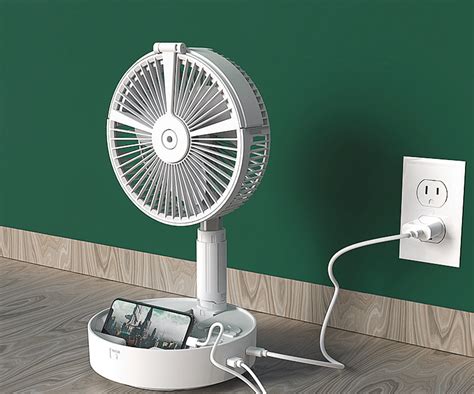 Portable Electric Folding Hydrating Fans Humidifying Hydration Water Spray Fan Wireless Table