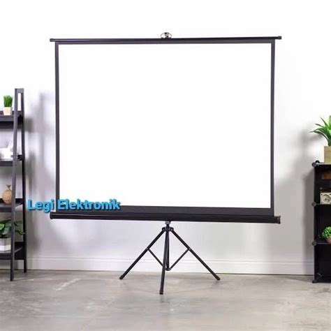 Jual Layar Proyektor Pake Kaki 70 Screen Projector Tripod 70 Di Lapak