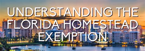 Florida Homestead Exemption What Is The Homestead Exemption