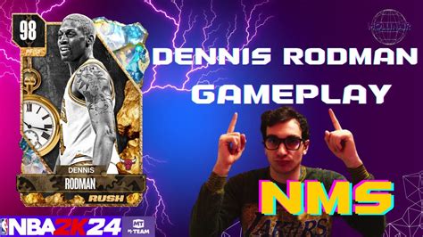 DENNIS RODMAN GALAXY OPAL GAMEPLAY SU NBA2K24 MYTEAM THE WORM DOMINA