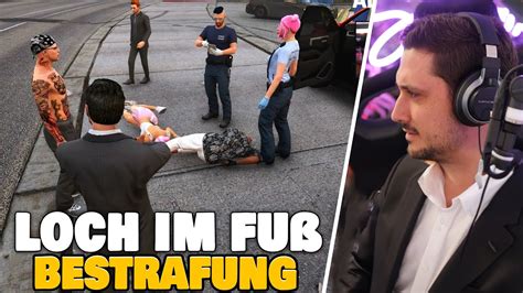 Bestrafung endet mit einem Loch im Fuß GTA 5 RP YouTube