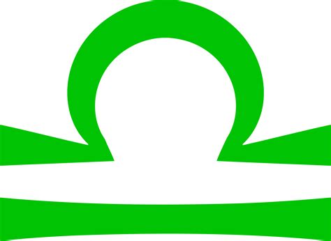 libra verde - Clip Art Library