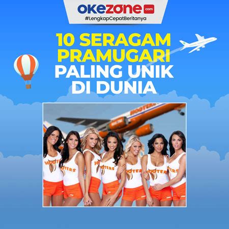 10 Seragam Pramugari Paling Unik di Dunia 0 : Foto Okezone Infografis