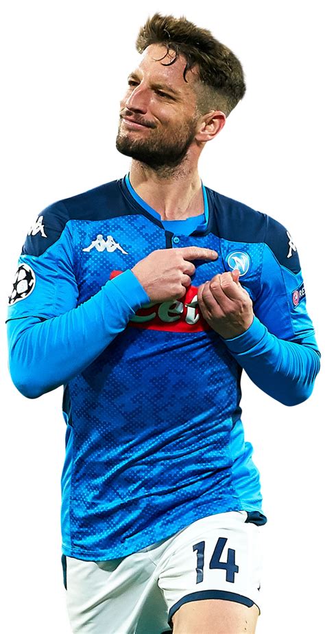 Dries Mertens Napoli football render - FootyRenders