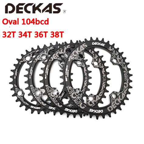 Deckas Bcd T Oval Narrow Wide Chainring Mtb Mountain Bike