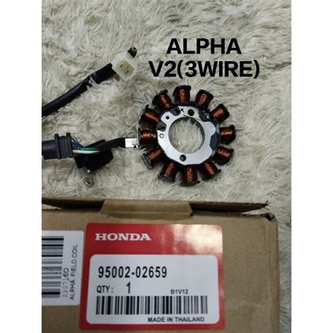 HONDA WAVE ALPHA CX V1 V2 FIELD COIL MAGNET COIL SECOND ORIGINAL FUEL