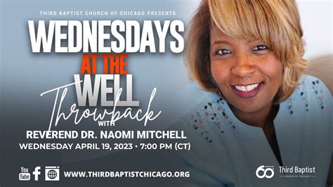 Tbcoc Wednesdays At The Well Throwback W Reverend Dr Naomi Mitchell Youtube