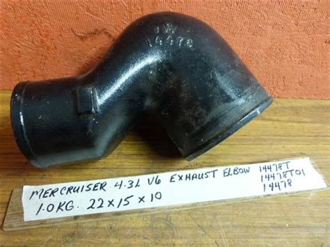 Mercruiser L V Exhaust Elbow T Mercruiser Sterndrive I O