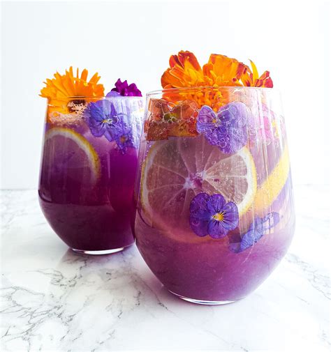 Citrus Butterfly Pea Mocktail Recipe The Feedfeed