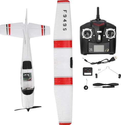 Demeras Planeur télécommandé d avion RC 2 4GHz 3 canaux Micro RC Avion