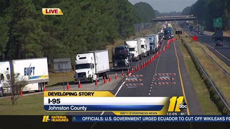 Southbound I 95 Reopens After 3 Crashes In Johnston Co Abc11 Raleigh