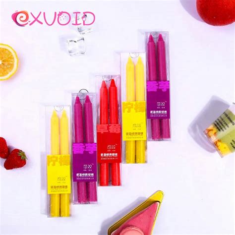 Exvoid 2pcs Pack Sex Shop Wax Candles Bdsm Bondage Adult Products Sex