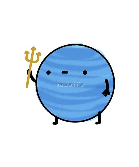 Kawaii Neptune Planet Sticker By Kawaiilife Neptune Planet Planet