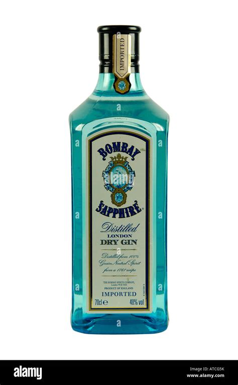 Bombay Sapphire gin bottle Stock Photo - Alamy