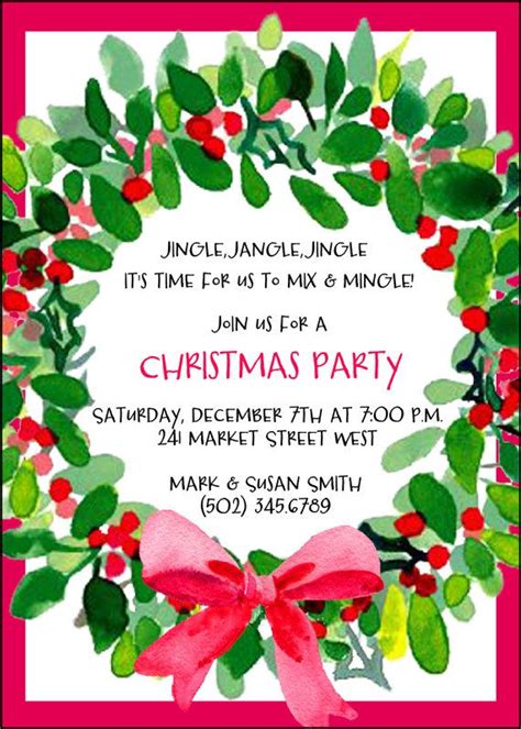 Best 25+ Christmas party invitations ideas on Pinterest | Holiday party ...