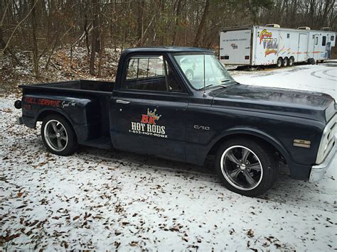 1969 Chevy C10 Short Bed Lowered Shop Truck With Pin Striping