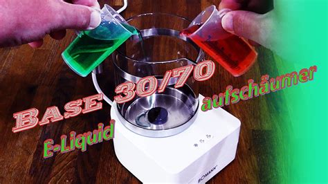 E Liquid Base Selber Mischen VPG 30 70 YouTube