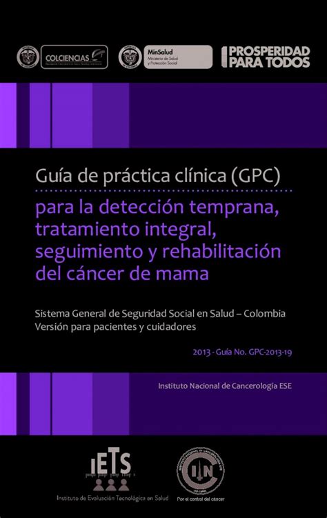 Pdf Guía De Práctica Clínica Gpc Para La De Practica Clinica Gpc · Un